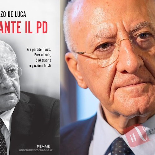 “Nonostante il Pd”, il libro di Vincenzo De Luca