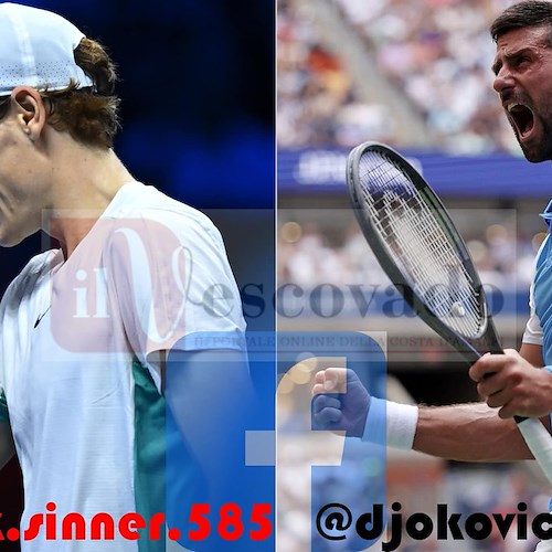 Novac Djokovic e Jannik Sinner: ultimo atto della Nitto ATP Finals