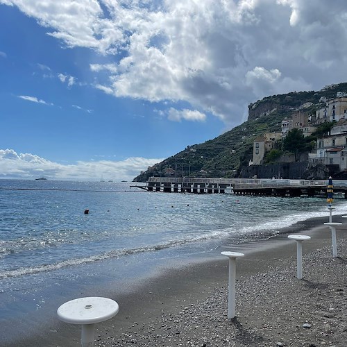 Nuovi prelievi ARPAC a Minori, divieto di balneazione confermato