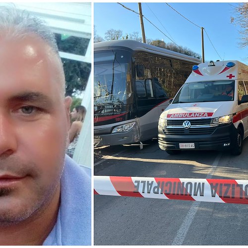 Oggi i funerali di Vincenzo Califano, l’autista travolto dal bus a Tramonti. Lutto cittadino a Castel San Giorgio