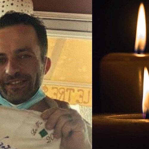 Oggi pomeriggio a Praiano i funerali di Massimo De Rosa, morto tragicamente nell'incidente di ieri. È lutto cittadino