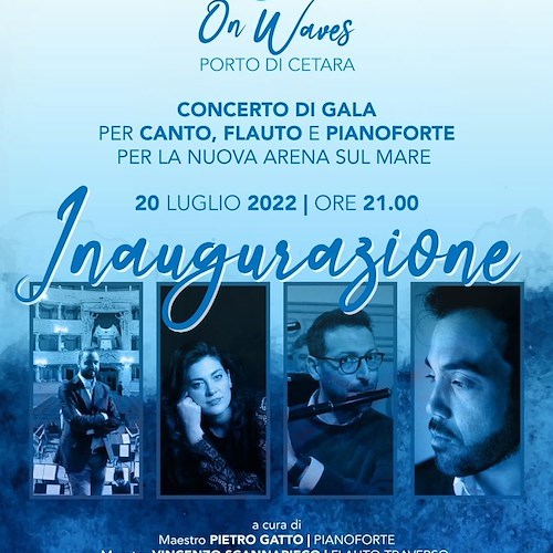 “On waves”: al porto di Cetara la prima arena sul mare apre ai concerti d’autore 