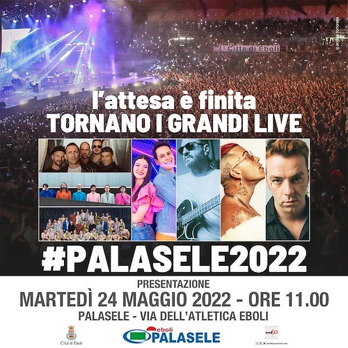 PalaSele 2022, partito il conto alla rovescia per il ritorno dei grandi Live: si inizia con i Modà
