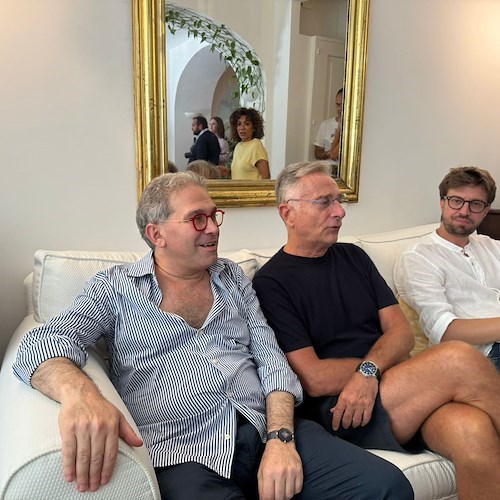 Conferenza Stampa di Paolo Bonolis all'Hotel Villa Romana di Minori<br />&copy; Massimiliano D'Uva