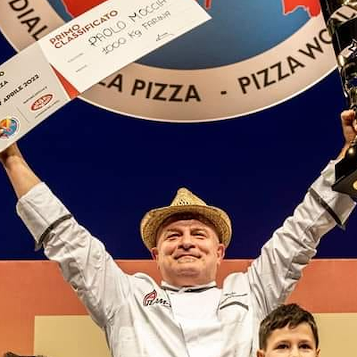 Paolo Moccia di Tramonti è campione mondiale, la sua pizza classica si aggiudica il primo posto a Parma 