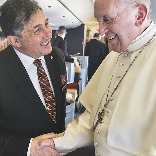 Papa Francesco a Ginevra col "nostro" Rino Anastasio