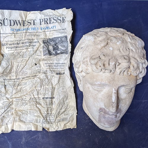 Parco archeologico di Baia: la statua di Hermes “ritrova” la sua testa dopo 45 anni