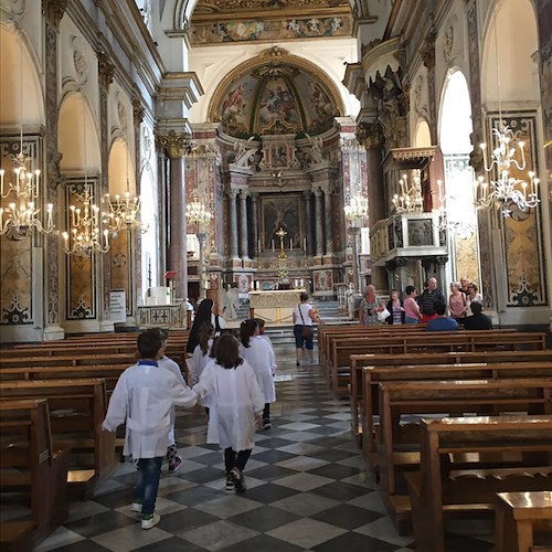 Pellegrinaggio ad Amalfi per i piccoli dell’Istituto 'Santa Maria' di Maiori