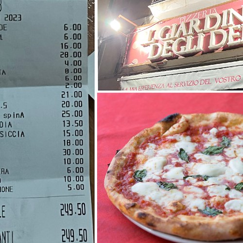 «Per 15 euro a persona un’ottima pizza, dolci e bibite a Salerno»: lo “scontrino virtuoso” segnalatoci da un lettore