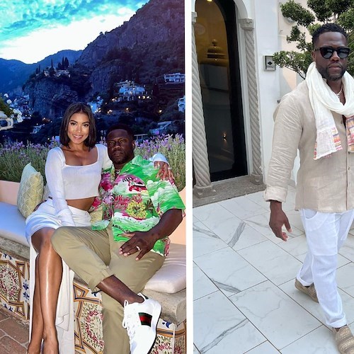 Per Kevin Hart vacanza in Costa d'Amalfi, l’attore acquista Moda Positano e impara l'italiano: «Amo tutto di questo posto!»