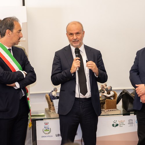 Per la Giornata del Made in Italy Ministro Schillaci in Cilento: «Dieta mediterranea nostra eccellenza che promuove la salute»
