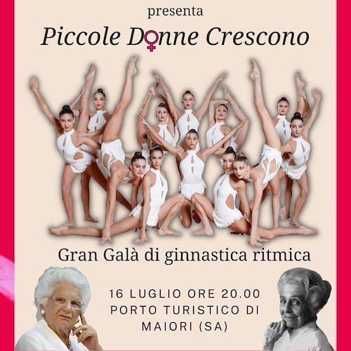 "Piccole donne crescono", sabato 16 luglio a Maiori il saggio delle ginnaste di Ritmica Granata