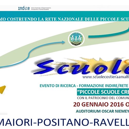 'Piccole Scuole Crescono', a Ravello evento del progetto nazionale di Ricerca-Azione 