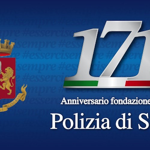 Polizia di Stato, domani 12 aprile il 171° anniversario dalla fondazione 