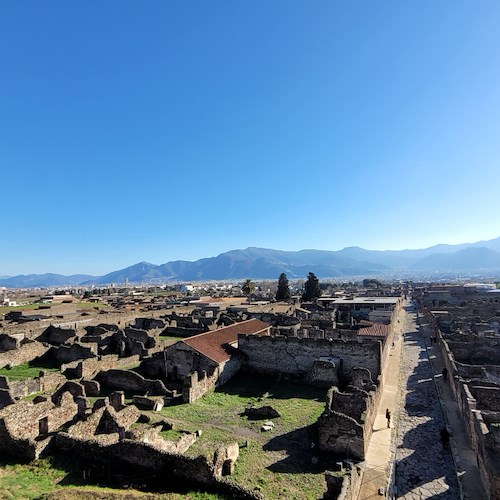 Pompei dall’alto: dal 23 dicembre uno sguardo sulla Città antica dalla Torre di Mercurio