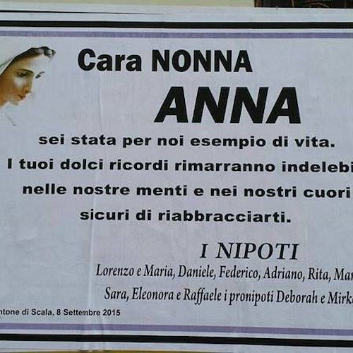 Pontone piange Anna Rubino in Rispoli