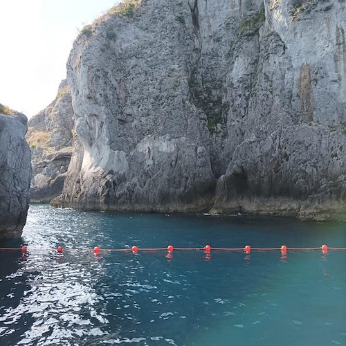 Positano, Amp Punta Campanella posiziona boe intorno a Li Galli per tutelare la zona