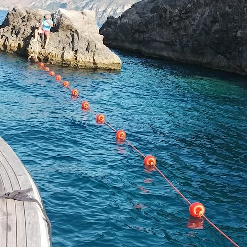Positano, Amp Punta Campanella posiziona boe intorno a Li Galli per tutelare la zona
