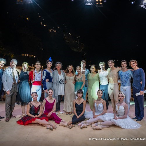 "Positano premia la danza Léonide Massine": 2 settembre la 51esima edizione dell'evento che accoglie ballerini da tutto il mondo