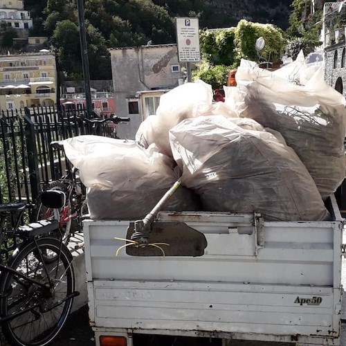Positano: servizio ritiro rifiuti ingombranti attivo fino ad oggi, poi riprenderà a settembre