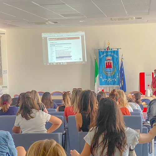 Positano, successo per la lezione informativa sulle manovre salvavita pediatriche della Croce Rossa