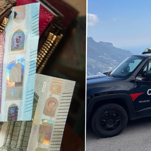 Positano, tre ragazzi arrestati per spendita di banconote false