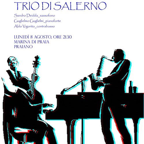 Praiano: 8 agosto 'Trio di Salerno' porta il jazz in spiaggia