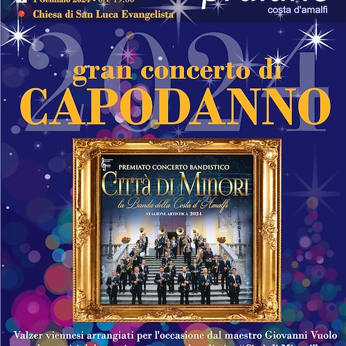 Praiano accoglie il 2024 con la musica: 1° gennaio il Gran Concerto di Capodanno nella Chiesa di San Luca