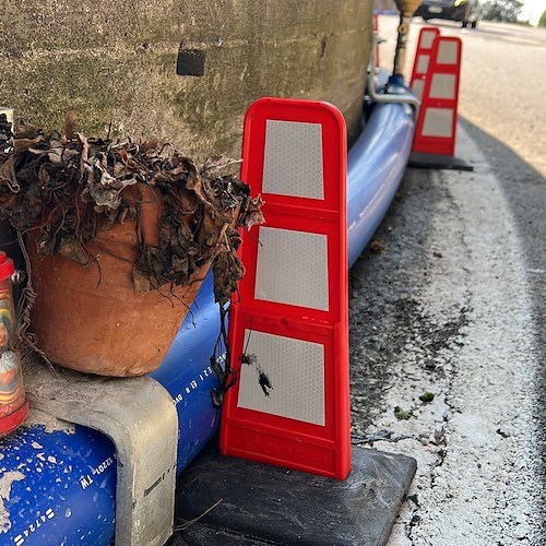 Praiano, dopo guasto a condotta idrica lavori Ausino «non a regola d’arte» secondo Anas /FOTO