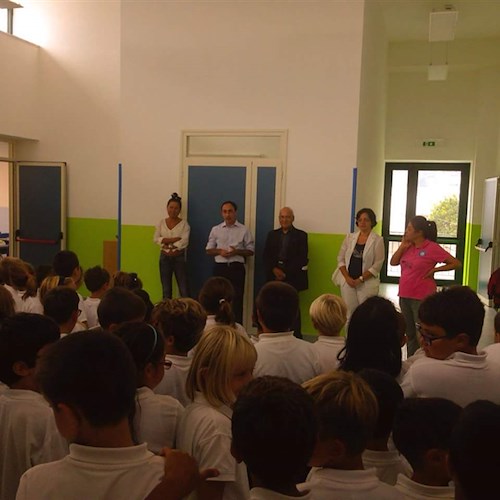 Praiano, inaugurata scuola primaria 'De Filippo' dopo lavori di ammodernamento