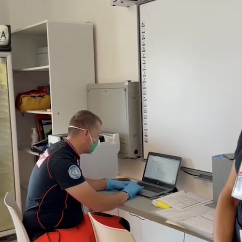 Praiano, partita campagna vaccinale per operatori turismo Costa d’Amalfi [VIDEO]