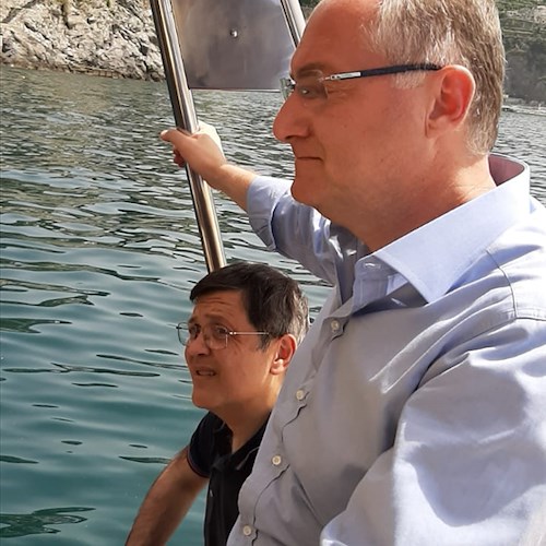 Presidente Strianese in Costiera Amalfitana visita cantieri depuratori di Marmorata e Conca dei Marini [FOTO]