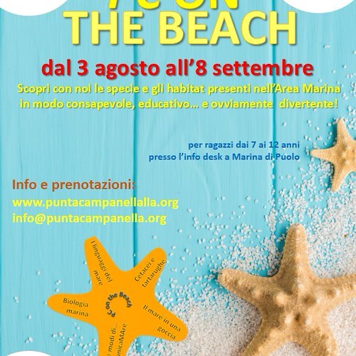 "Punta Campanella" in spiaggia: educazione ambientale e giochi interattivi a Marina di Puolo