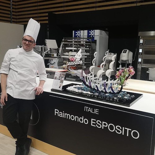 Raimondo Esposito di Tramonti conquista l’argento al Campionato Europeo di Zucchero Artistico di Lione