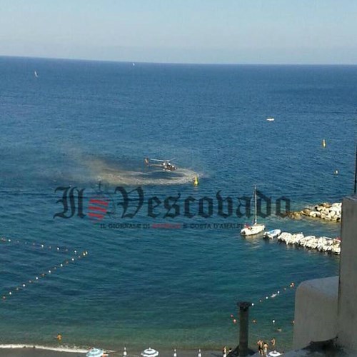 Ravello: domato l'incendio di Civita, strada riaperta /FOTO