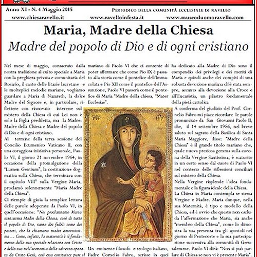 Ravello, ecco il numero di maggio di "Incontro per una Chiesa Viva"