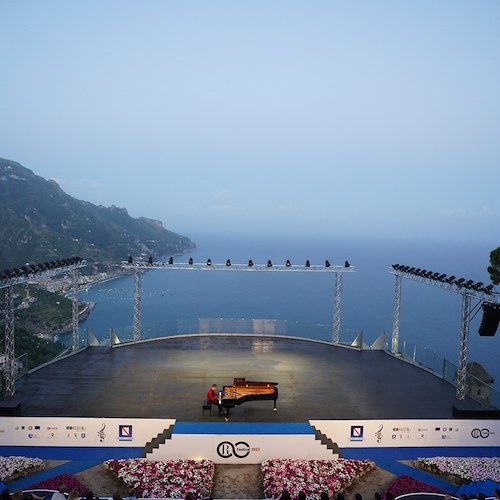Ravello Festival, Claudia Gerini spettatrice d’eccezione della Maratona Chopin 