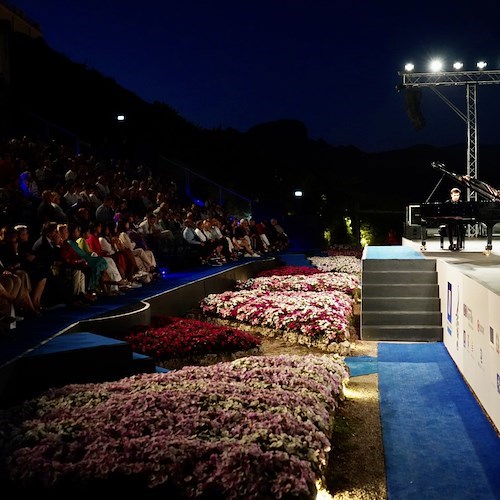 Ravello Festival, Claudia Gerini spettatrice d’eccezione della Maratona Chopin 