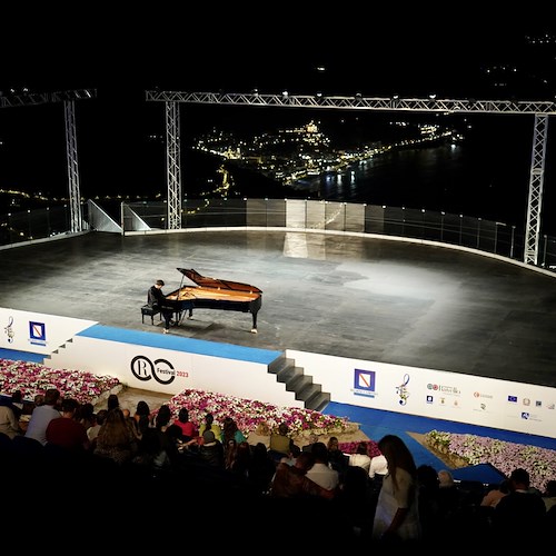 Ravello Festival, Claudia Gerini spettatrice d’eccezione della Maratona Chopin 
