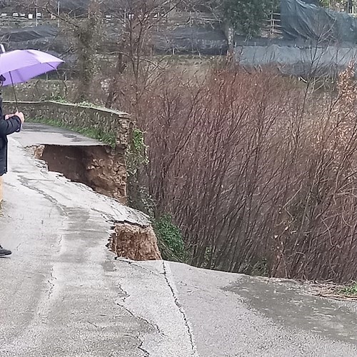 Ravello, frana Casa Rossa: sindaco Di Martino chiama Andrea Reale. Domani sopralluogo Protezione Civile