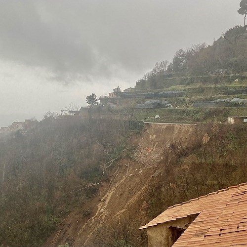 Ravello, frana Casa Rossa: sindaco Di Martino chiama Andrea Reale. Domani sopralluogo Protezione Civile