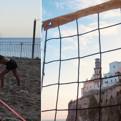 Ravello, grazie all'ASD Pegaso Costa d'Amalfi riprende il beach volley sulla spiaggia di Castiglione 