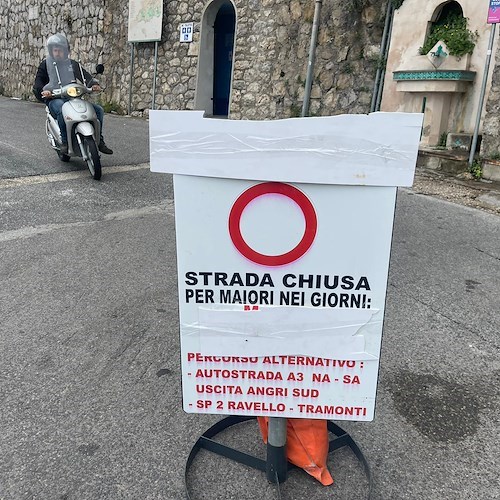 Ravello, in corso lavori bonifica zona incidente. In bilico Giro d'Italia: se ne parla oggi in Prefettura 
