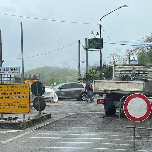 Ravello, in corso lavori bonifica zona incidente. In bilico Giro d'Italia: se ne parla oggi in Prefettura 