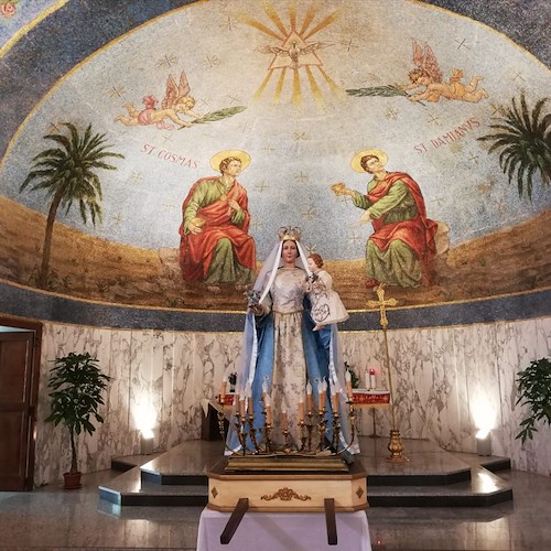 Ravello: lavori di restauro conservativo alla chiesa di San Pietro, Madonna delle Grazie trasferita a San Cosma
