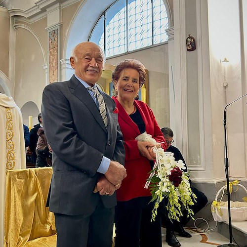Ravello, nozze d'oro per Elpidio e Cristina