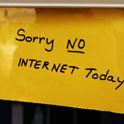Ravello, rete internet down per tutta la mattinata: 2 novembre all'insegna dei disservizi 