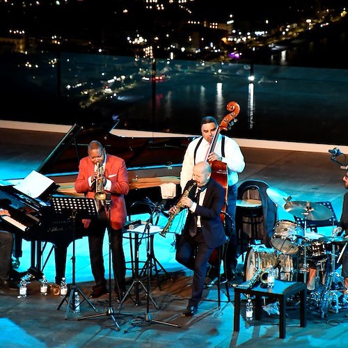 Ravello s'ubriaca di Marsalis: ieri sera un concerto da standing ovation /FOTO