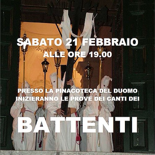 Ravello: sabato al via le prove dei Battenti, una tradizione consolidata
