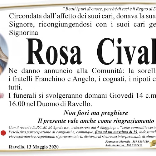 Ravello, si è spenta la signorina Rosa Civale